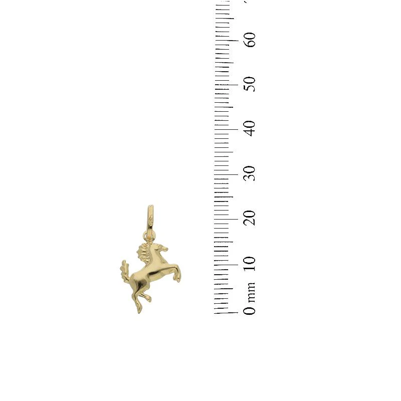 Gold Necklace (Chain with Horse Pendant) 18KT - FKJNKL18K2524 - Image 3