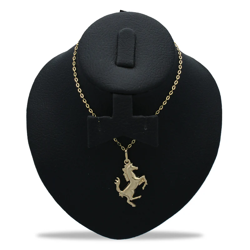Gold Necklace (Chain with Horse Pendant) 18KT - FKJNKL18KU1099 - Image 3