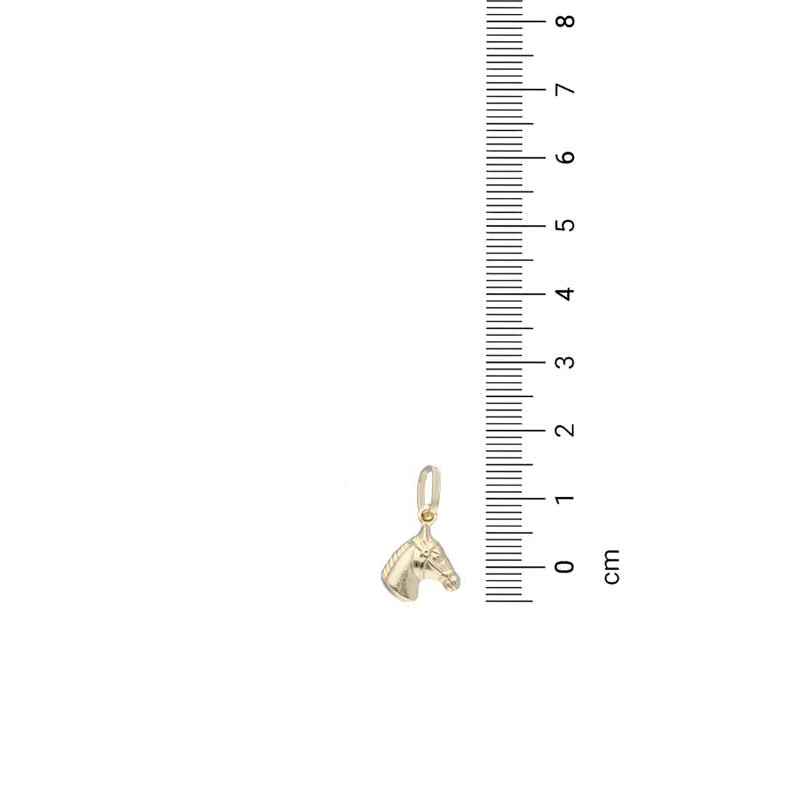 Gold Necklace (Chain with Horse Pendant) 18KT - FKJNKL18KU1117 - Image 4