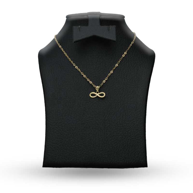 Gold Necklace (Chain with Infinity Pendant) 18KT - FKJNKL18KU1088 - Image 3