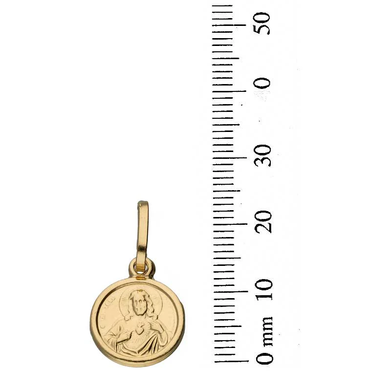 Gold Necklace (Chain with Jesus Christ Pendant) 18KT - FKJNKL18KU1091 - Image 4