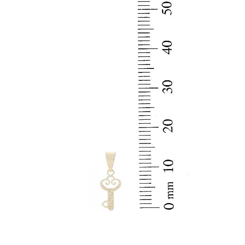 Gold Necklace (Chain with Key Pendant) 18KT - FKJNKL18KU1042 - Image 4