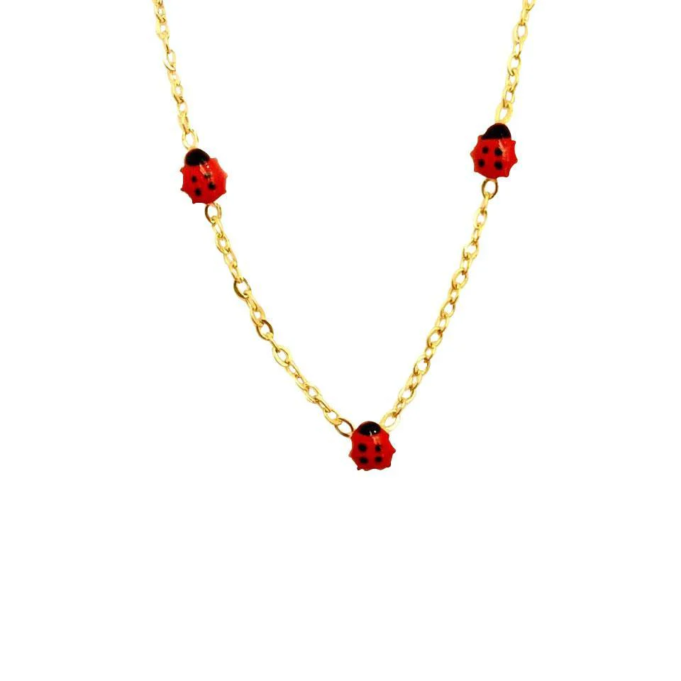 Gold Necklace (Chain with Pendant) 18KT - FKJNKL1168