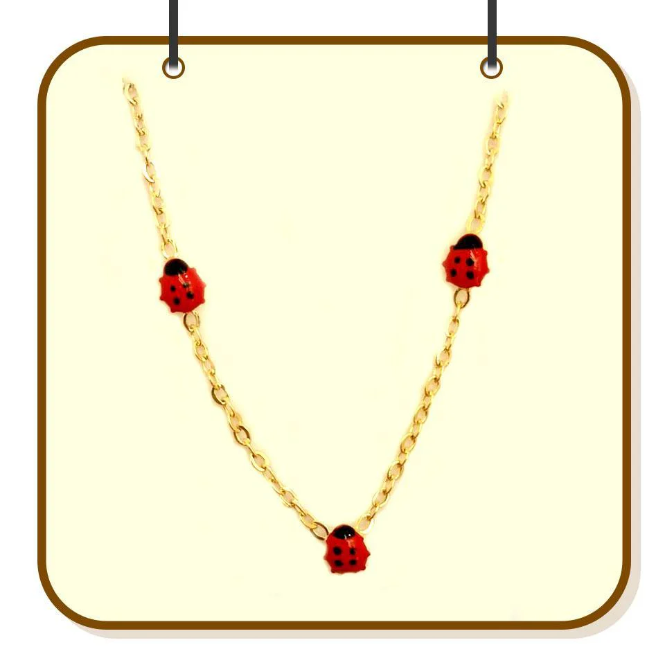 Gold Necklace (Chain with Pendant) 18KT - FKJNKL1168 - Image 2