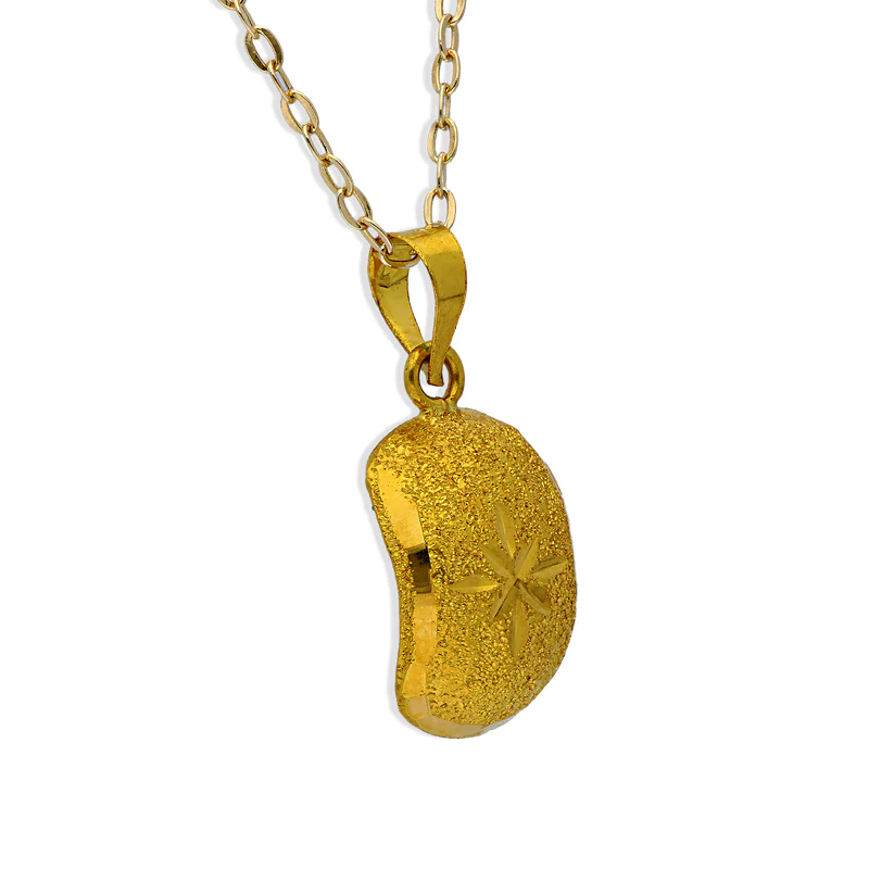 Gold Necklace (Chain with Pendant) 18KT - FKJNKL1202 - Image 2