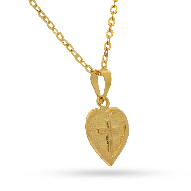 Gold Necklace (Chain with Cross Pendant) 18KT - FKJNKL1225 - Image 2