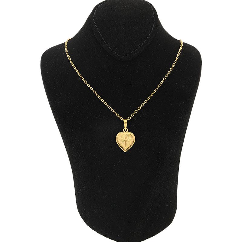 Gold Necklace (Chain with Cross Pendant) 18KT - FKJNKL1225 - Image 3
