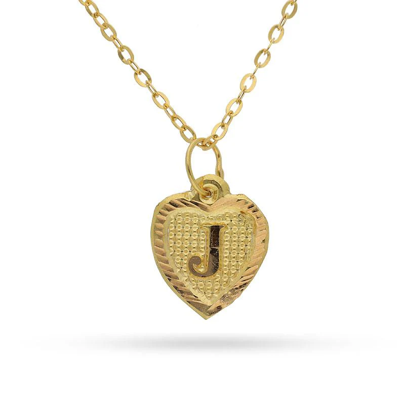 Gold Necklace (Chain with Alphabet Pendant) 18KT - FKJNKL1452 - Image 10