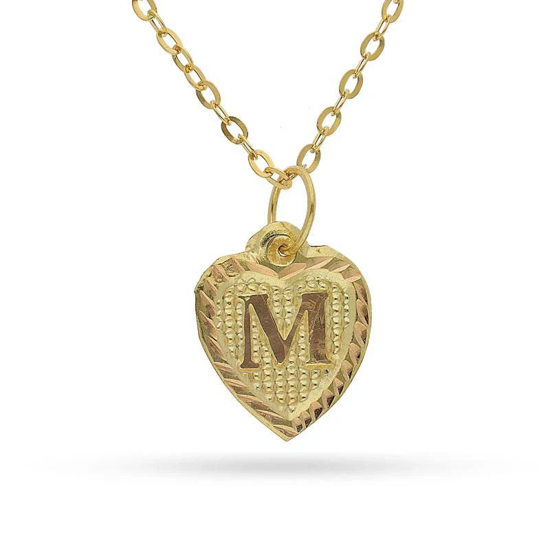 Gold Necklace (Chain with Alphabet Pendant) 18KT - FKJNKL1452 - Image 12
