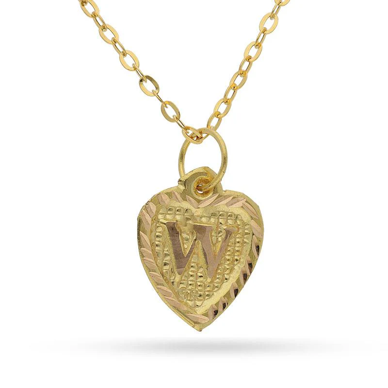Gold Necklace (Chain with Alphabet Pendant) 18KT - FKJNKL1452 - Image 22