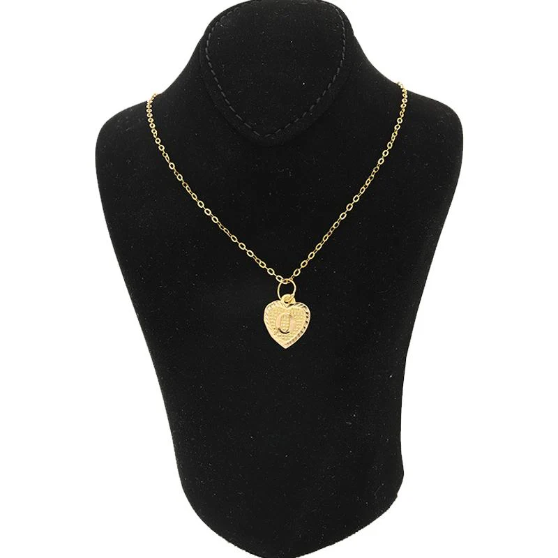 Gold Necklace (Chain with Alphabet Pendant) 18KT - FKJNKL1452 - Image 37