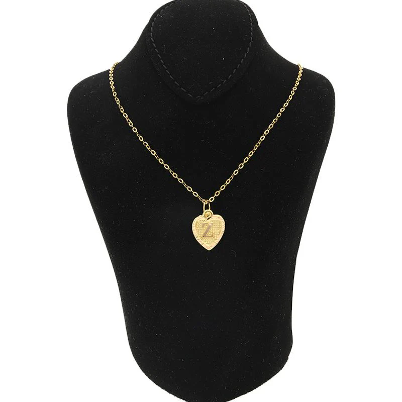 Gold Necklace (Chain with Alphabet Pendant) 18KT - FKJNKL1452 - Image 47