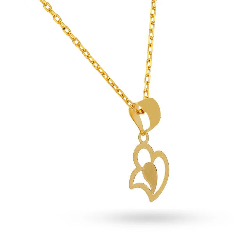 Gold Necklace (Chain with Pendant) 18KT - FKJNKL18K2015 - Image 2