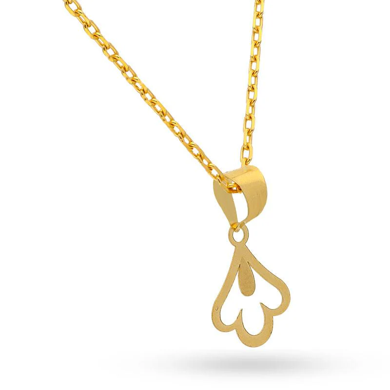 Gold Necklace (Chain with Pendant) 18KT - FKJNKL18K2017 - Image 2