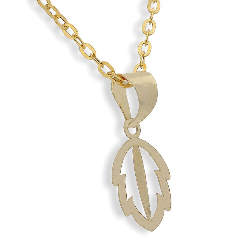Gold Necklace (Chain with Pendant) 18KT - FKJNKL18K2084 - Image 2