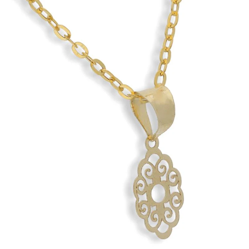 Gold Necklace (Chain with Pendant) 18KT - FKJNKL18K2086 - Image 2