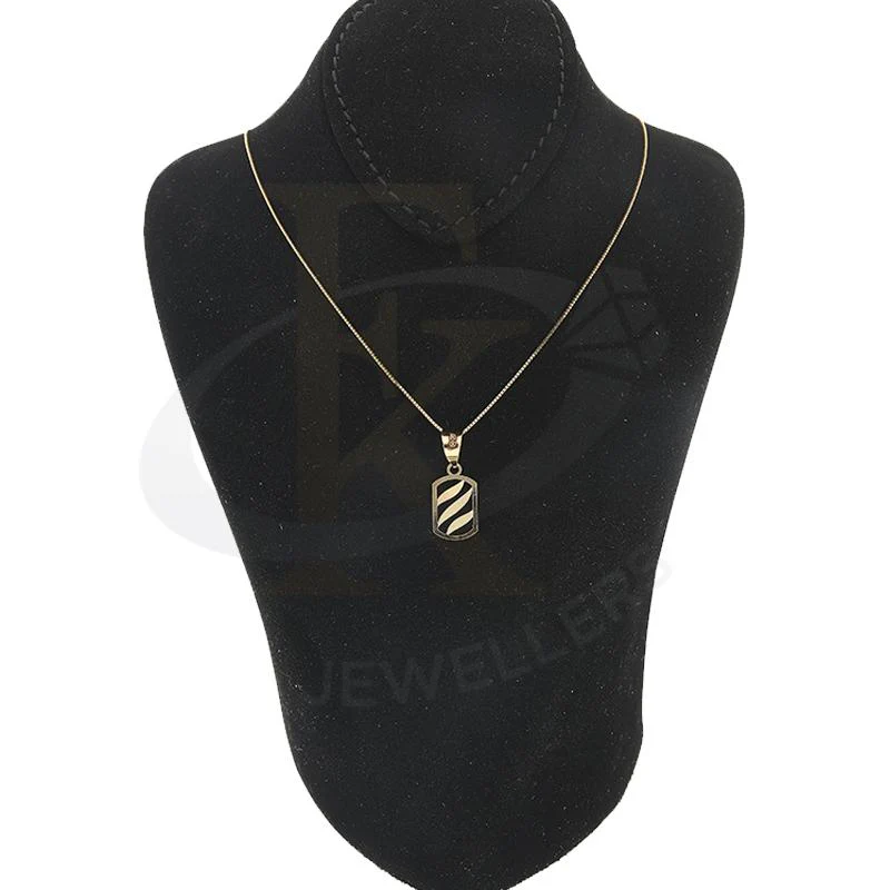 Gold Necklace (Chain with Pendant) 18KT - FKJNKL18K2297 - Image 4