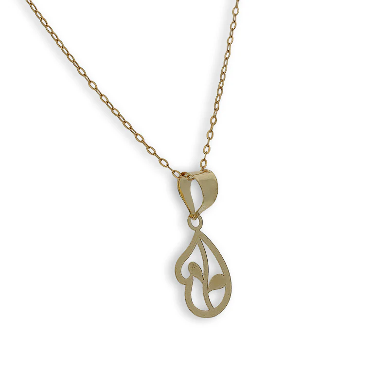 Gold Necklace (Chain with Pendant) 18KT - FKJNKL18K2334 - Image 2