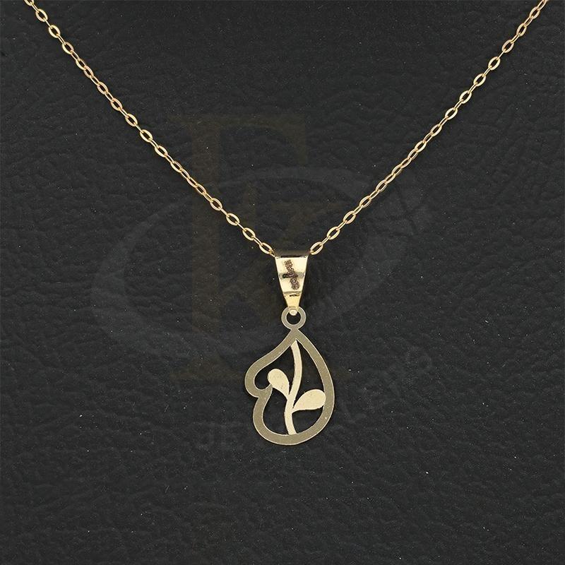 Gold Necklace (Chain with Pendant) 18KT - FKJNKL18K2334 - Image 3