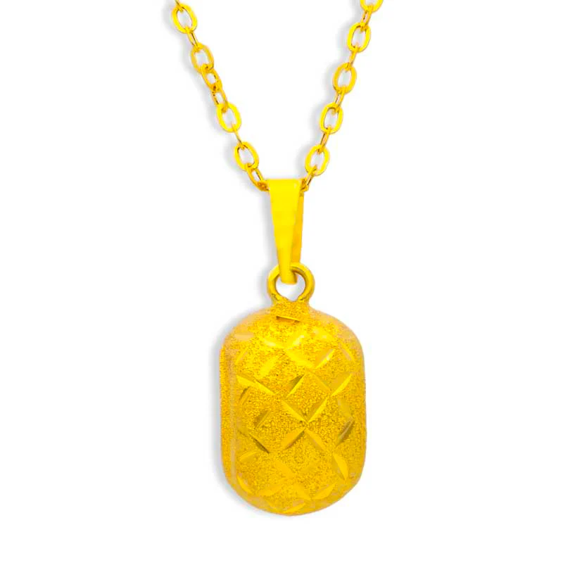 Gold Necklace (Chain with Pendant) 18KT - FKJNKL18KU1053