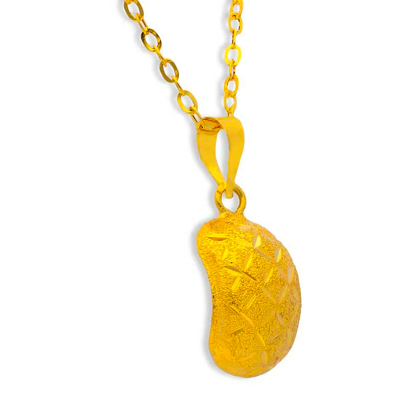 Gold Necklace (Chain with Pendant) 18KT - FKJNKL18KU1053 - Image 2