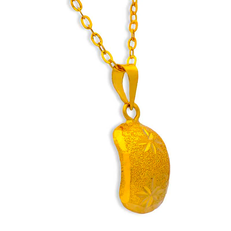 Gold Necklace (Chain with Pendant) 18KT - FKJNKL18KU1054 - Image 2