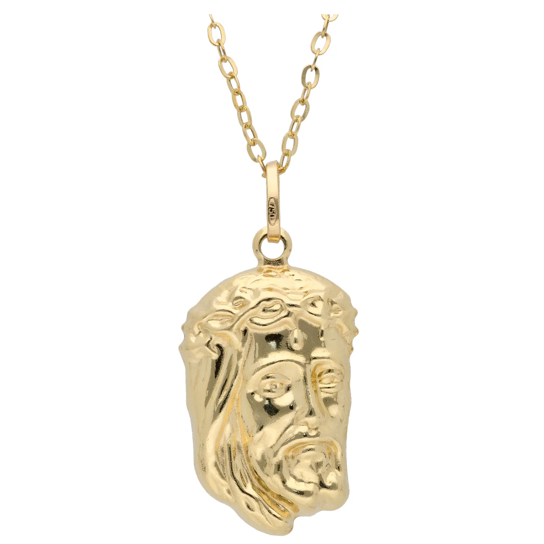 Gold Necklace (Chain with Pendant) 18KT - FKJNKL18KU6615 - Image 2