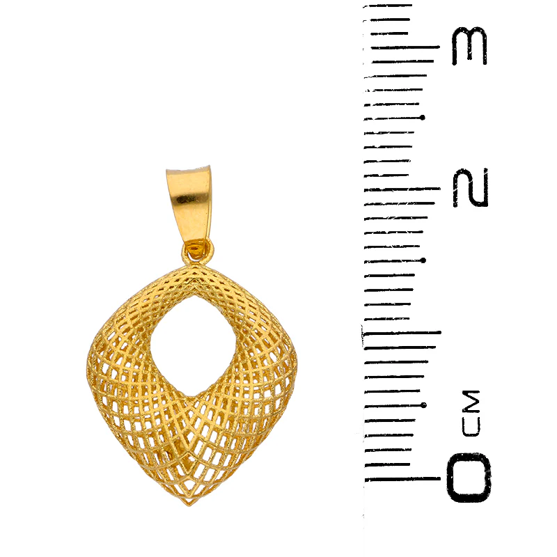Gold Necklace (Chain with Pendant) 21KT - FKJNKL21KU6067 - Image 4