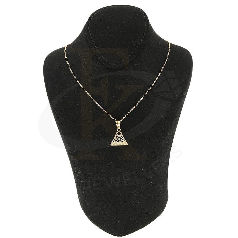 Gold Necklace (Chain with Purse Pendant) 18KT - FKJNKL18K2327 - Image 4