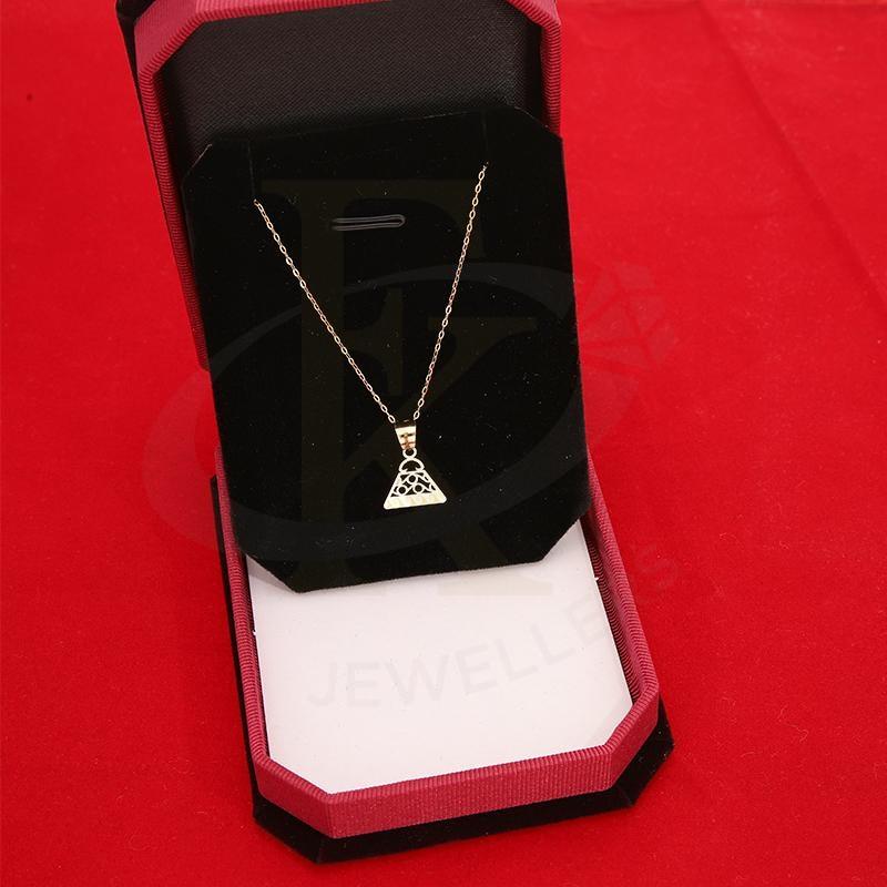 Gold Necklace (Chain with Purse Pendant) 18KT - FKJNKL18K2327 - Image 5