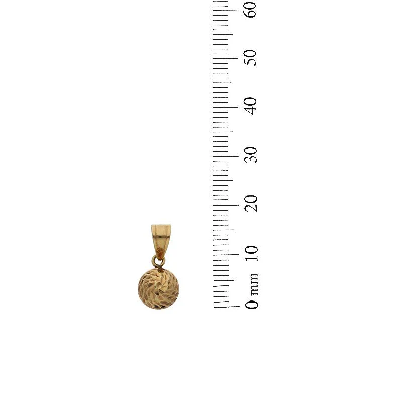 Gold Necklace (Chain with Round Pendant) 18KT - FKJNKL18K2530 - Image 3