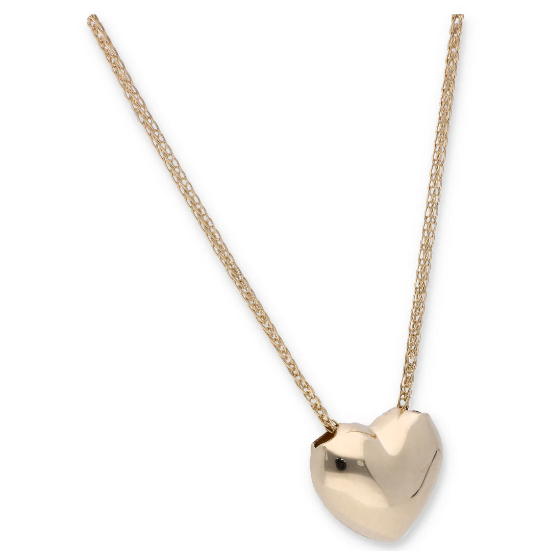Gold Necklace (Heart Pendant) 18KT - FKJNKL18KU6331 - Image 2