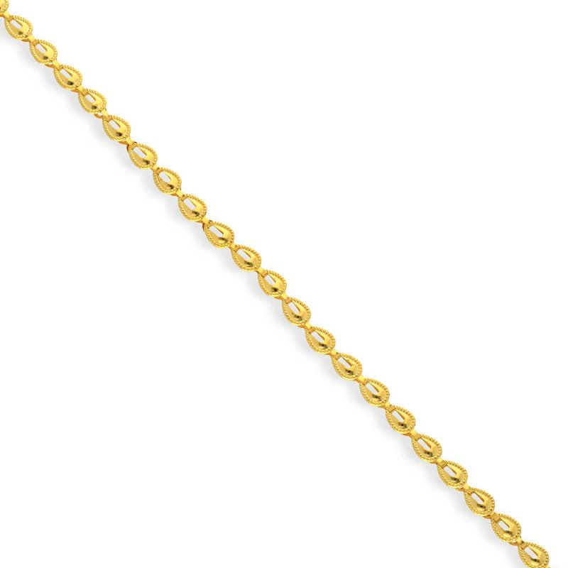 Gold Pears Bracelet 18KT - FKJBRL18K2429 - Image 2
