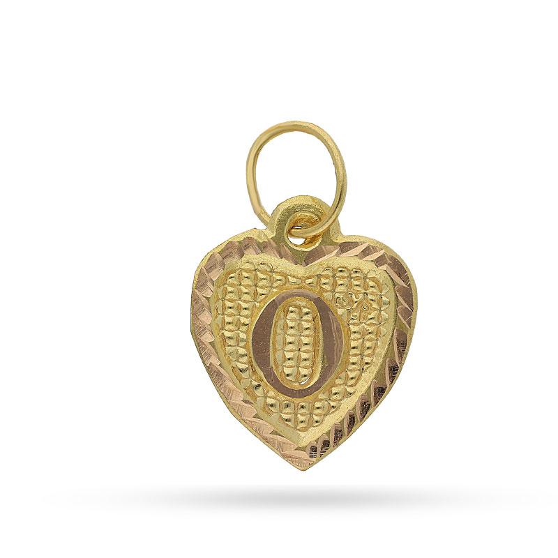 Gold Alphabet Pendant 18KT - FKJPND1452 - Image 14