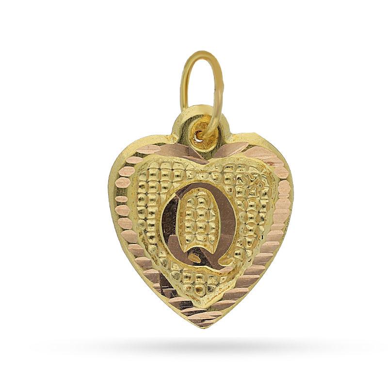 Gold Alphabet Pendant 18KT - FKJPND1452 - Image 16