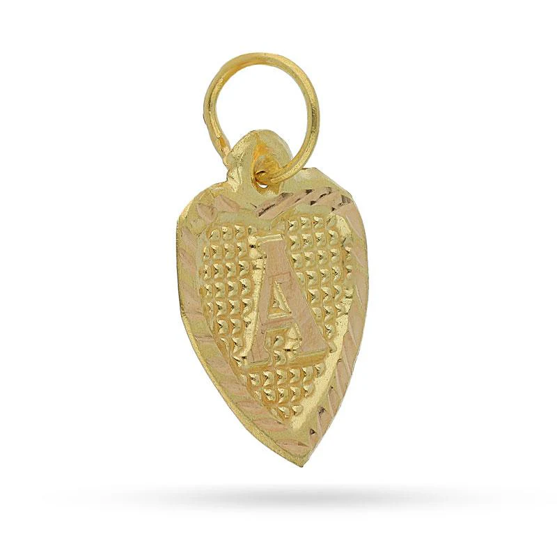 Gold Alphabet Pendant 18KT - FKJPND1452 - Image 2