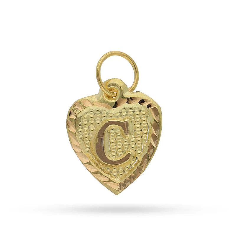 Gold Alphabet Pendant 18KT - FKJPND1452 - Image 4