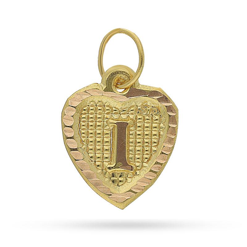 Gold Alphabet Pendant 18KT - FKJPND1452 - Image 9