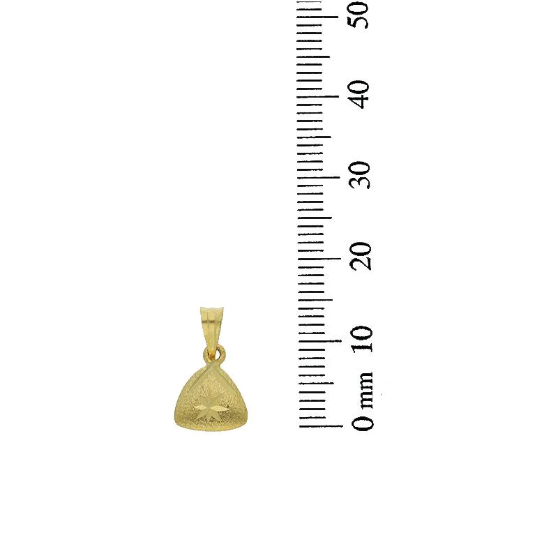 Gold Pendant Set (Necklace and Earrings) 18KT - FKJNKLST18K2235 - Image 5