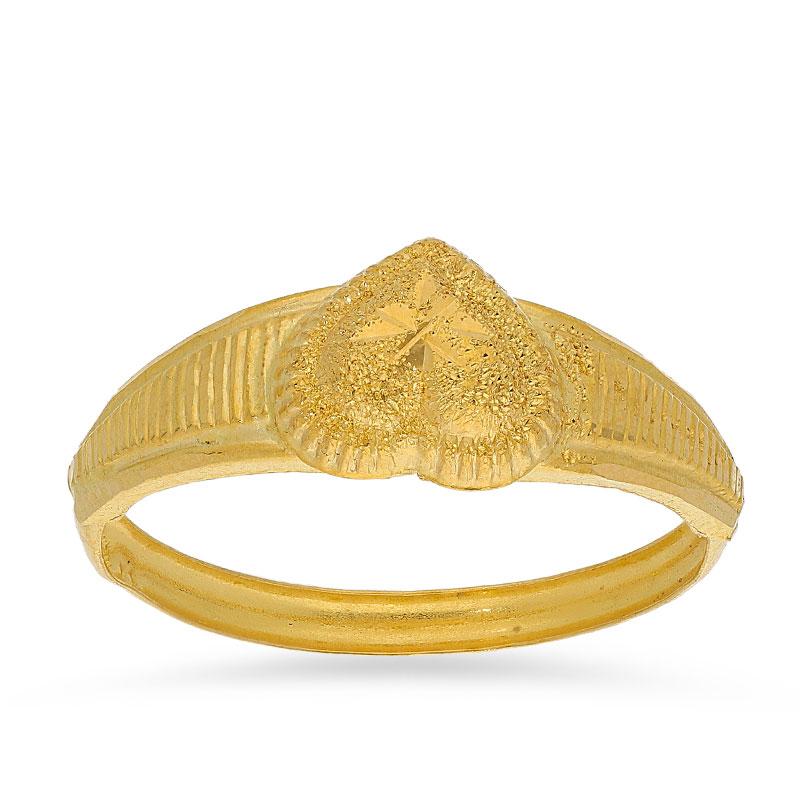 Gold Heart Ring 18KT - FKJRN1273 - Image 2