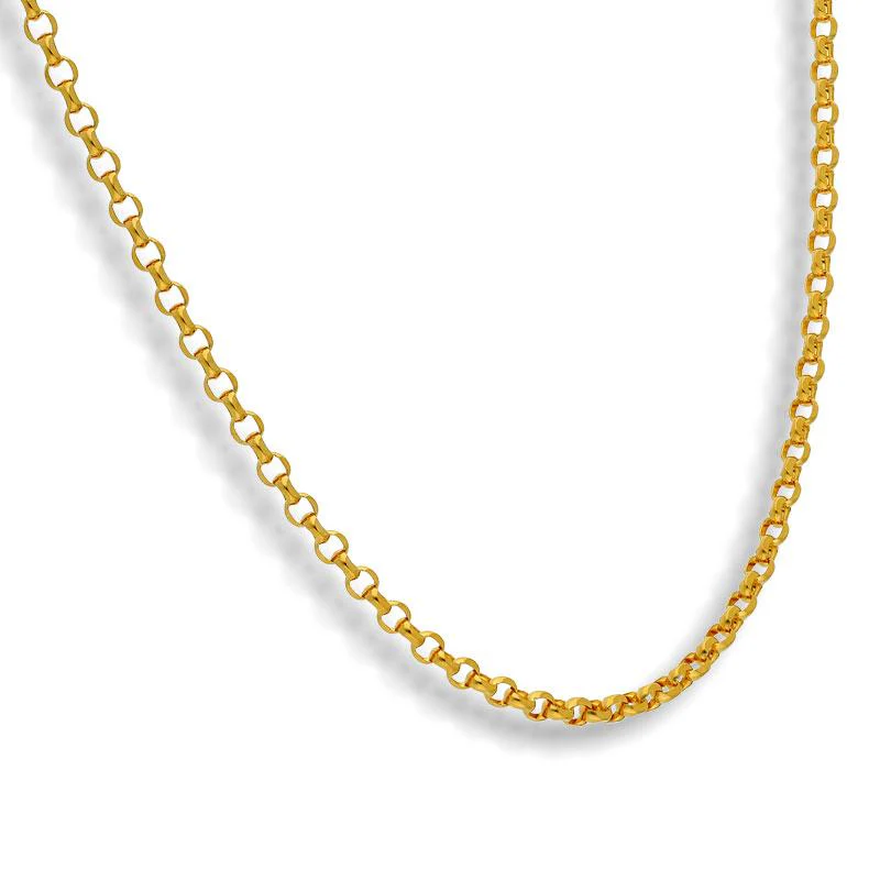 Gold Rolo Chain 21KT - FKJCN21K2174 - Image 2