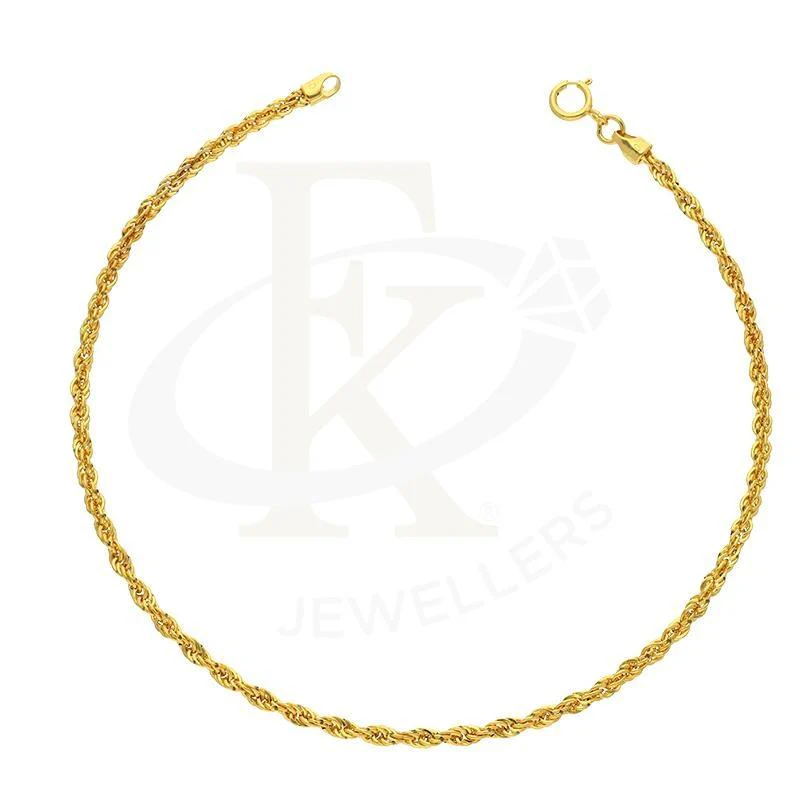 Gold Rope Bracelet 18KT - FKJBRL18K2531