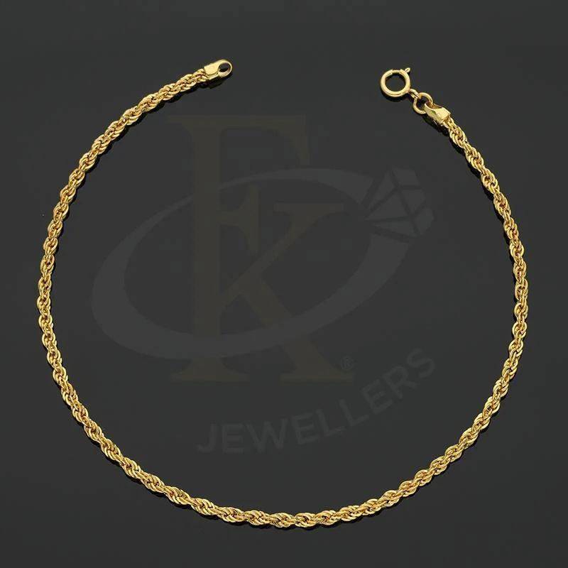 Gold Rope Bracelet 18KT - FKJBRL18K2531 - Image 3