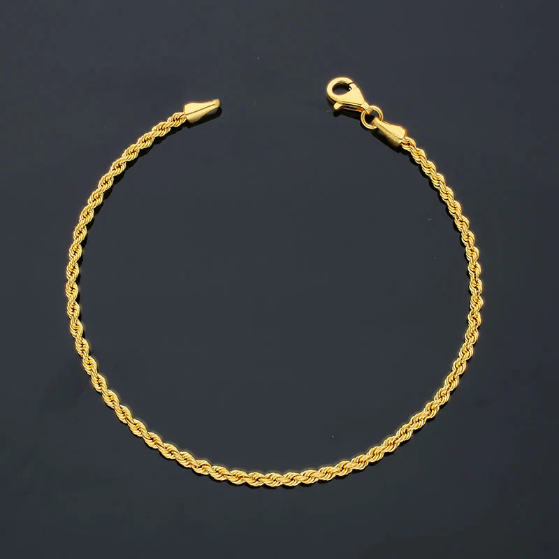 Gold Rope Bracelet 18KT - FKJBRL18KU6364 - Image 3