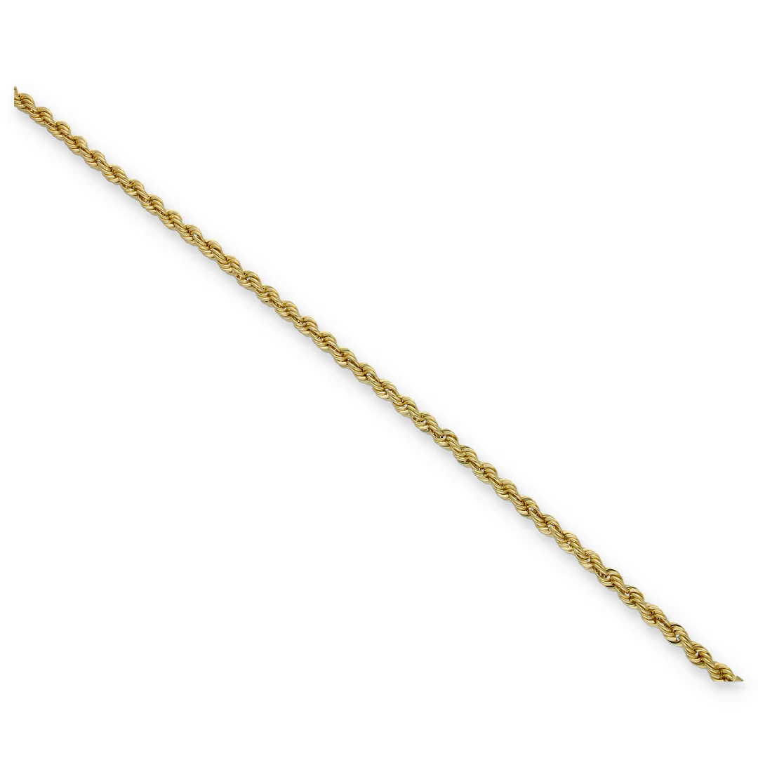 Gold Rope Bracelet 18KT - FKJBRL18KU6563 - Image 2