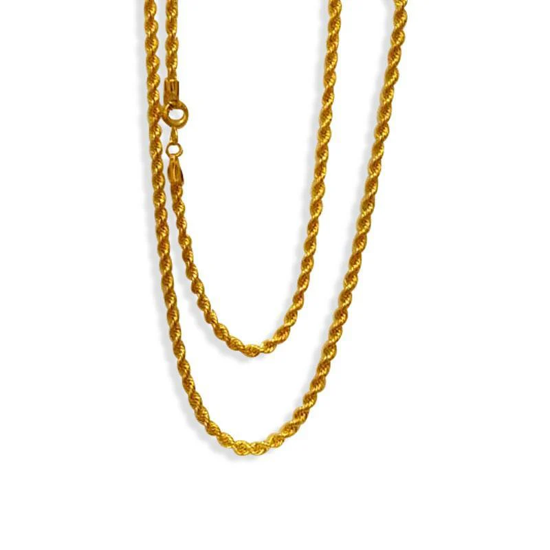 Gold Rope Chain 18KT - FKJCN2052
