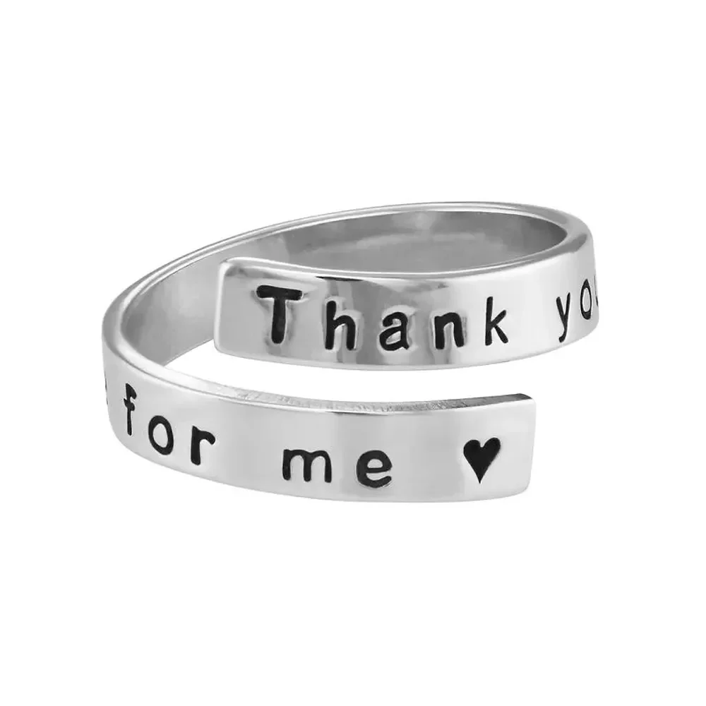 Gold & Silver Personalized Engravable Wrap Ring - FKJRNU6231 - Image 6