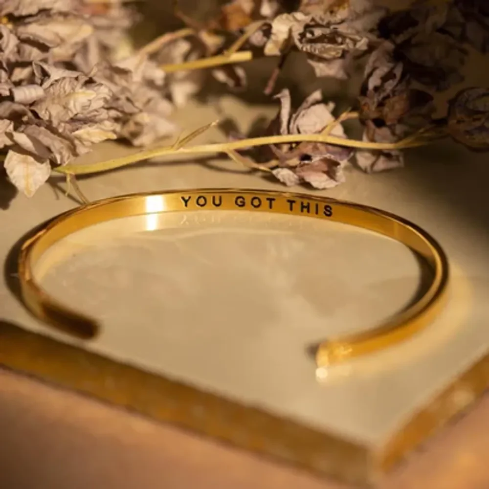 Gold & Silver Personalized Hidden Message Bracelet - FKJBRLU6259 - Image 2