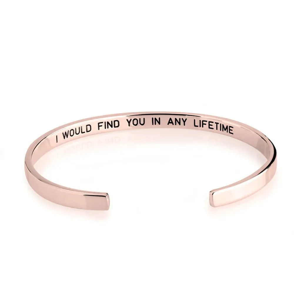 Gold & Silver Personalized Hidden Message Bracelet - FKJBRLU6259 - Image 5