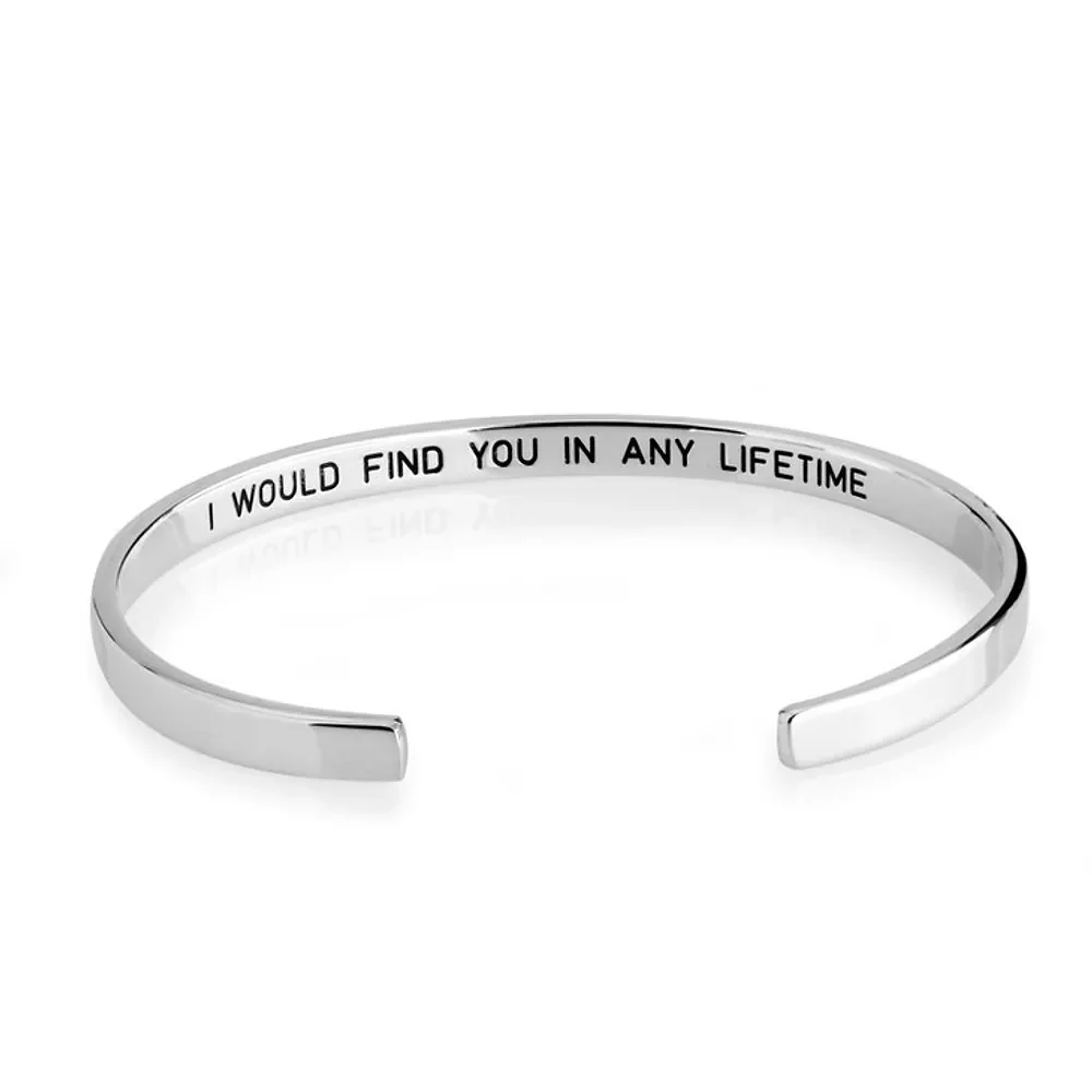 Gold & Silver Personalized Hidden Message Bracelet - FKJBRLU6259 - Image 8
